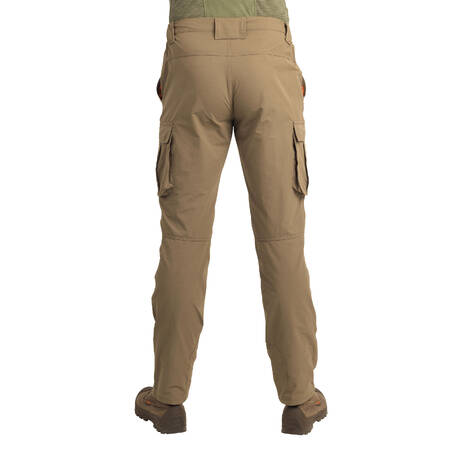 Men's Country Sport Lightweight Breathable Trousers - 500 Beige