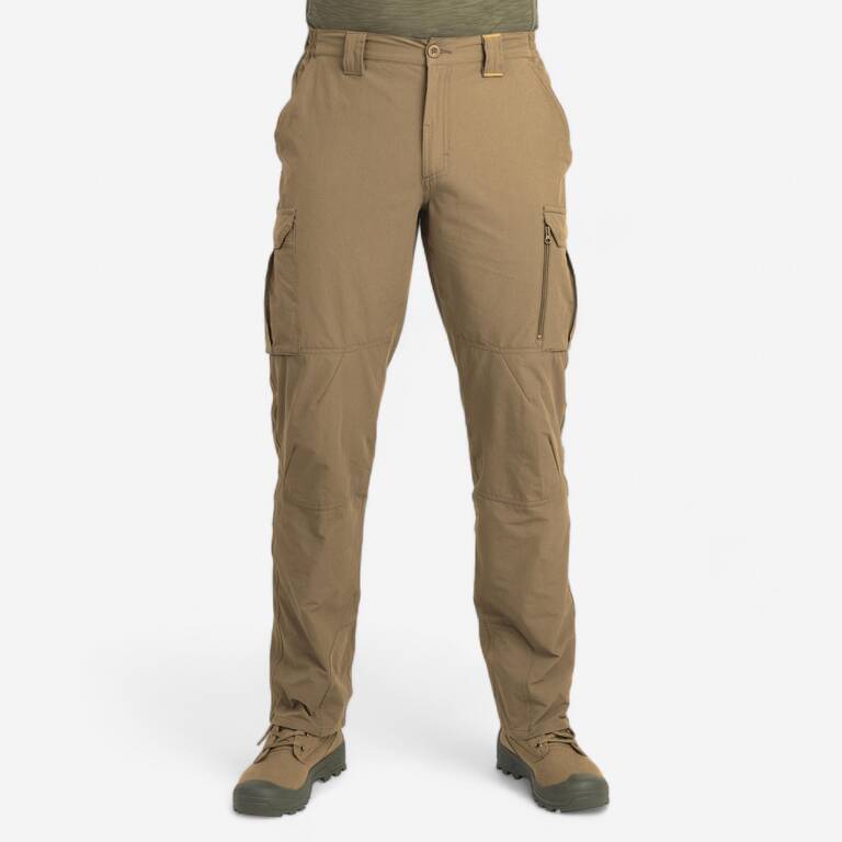 Men's Country Sport Lightweight Breathable Trousers - 500 Beige