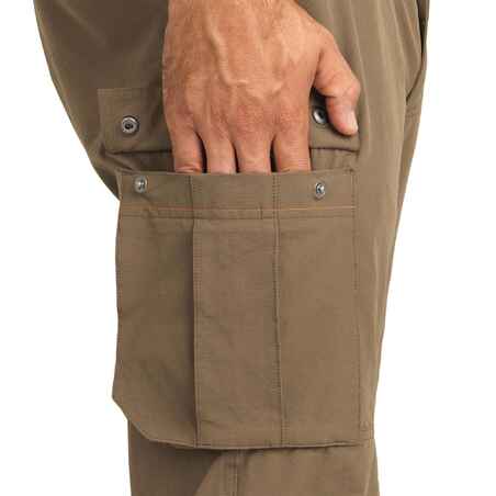 Men's Hunting Lightweight Breathable Trousers - 500 beige