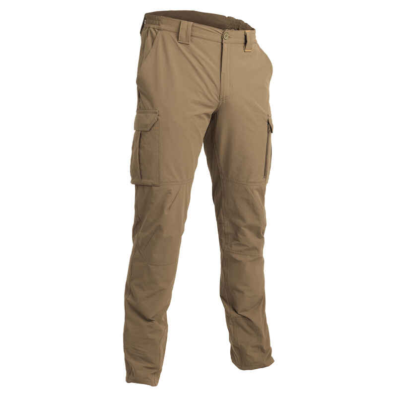 Men's Hunting Lightweight Breathable Trousers - 500 beige