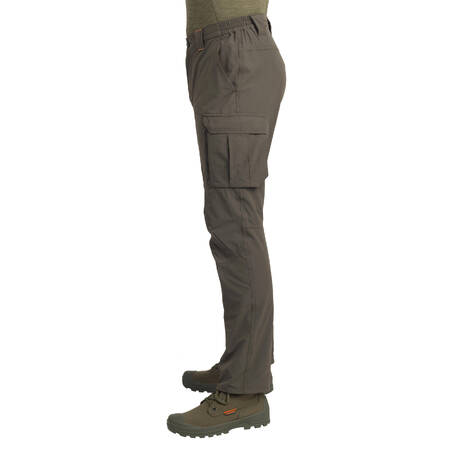 Celana Panjang Berburu Ringan Berpori Pria - 500 hijau