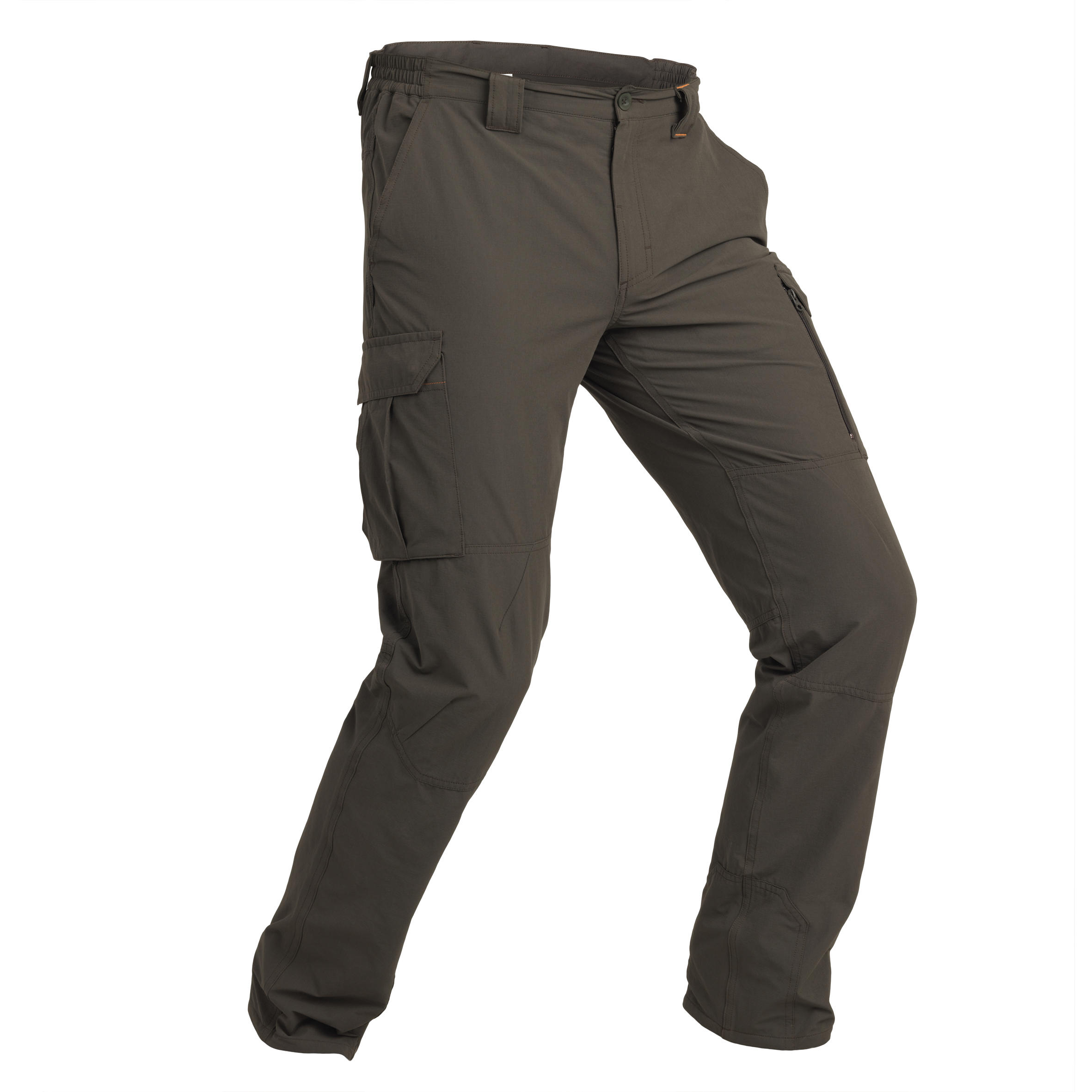 Women's Modular Travel Trekking Trousers - TRAVEL 100 Grey