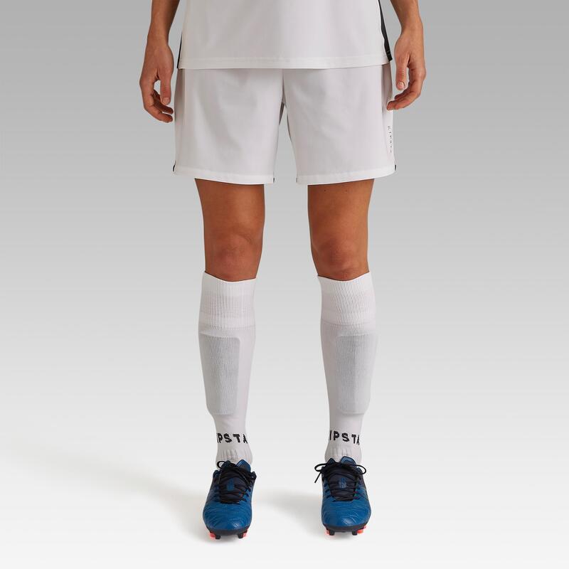 Pantalón Corto de Fútbol  F500 Mujer Blanco