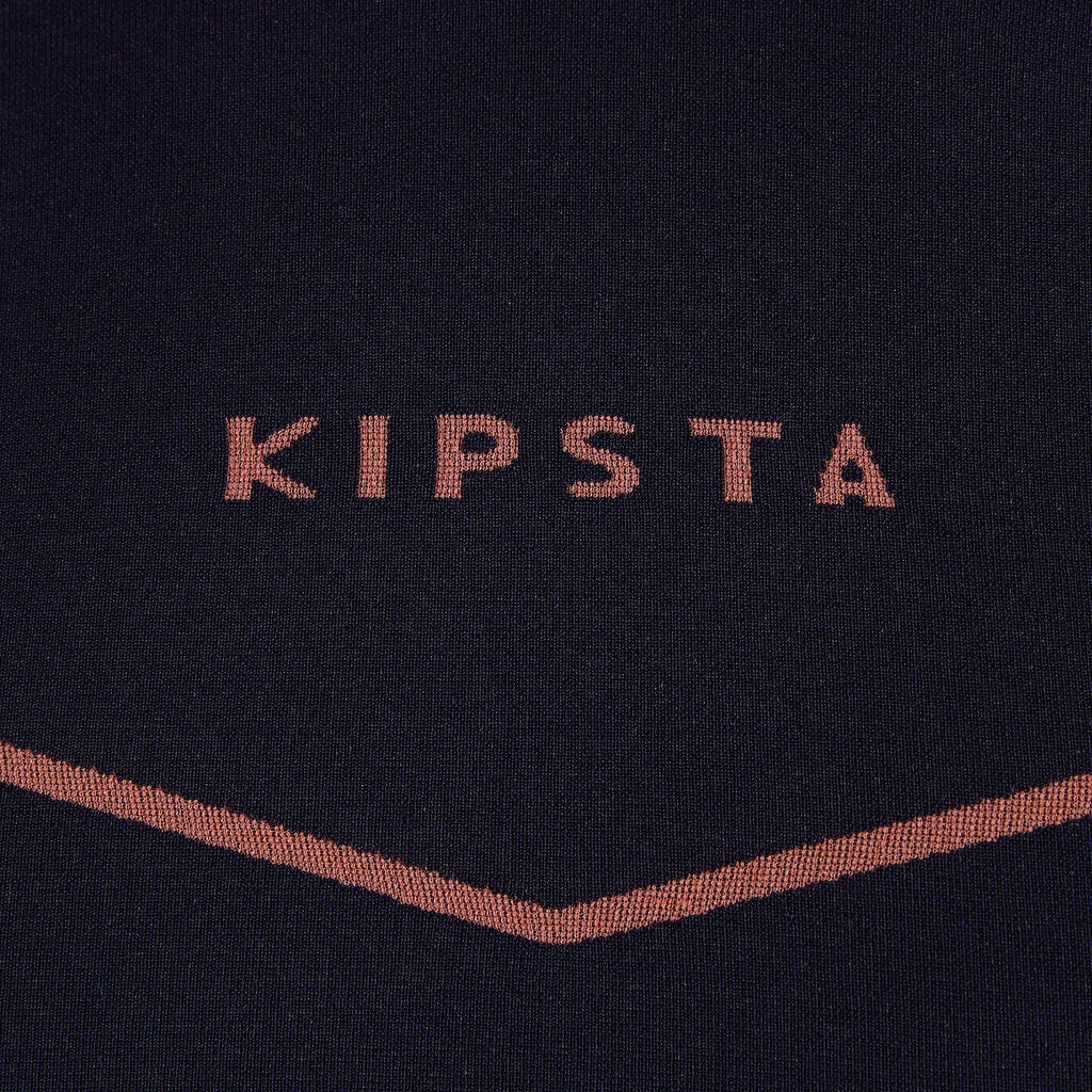 Funktionsshirt kurzarm Keepdry 500 atmungsaktiv Erwachsene violett/orange