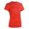Dámske tričko na atletiku prispôsobiteľné červené