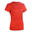 T-shirt de Atletismo Mulher Clube personalizável Vermelho