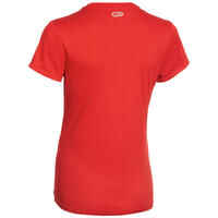 T-Shirt Leichtathletik Club Damen rot