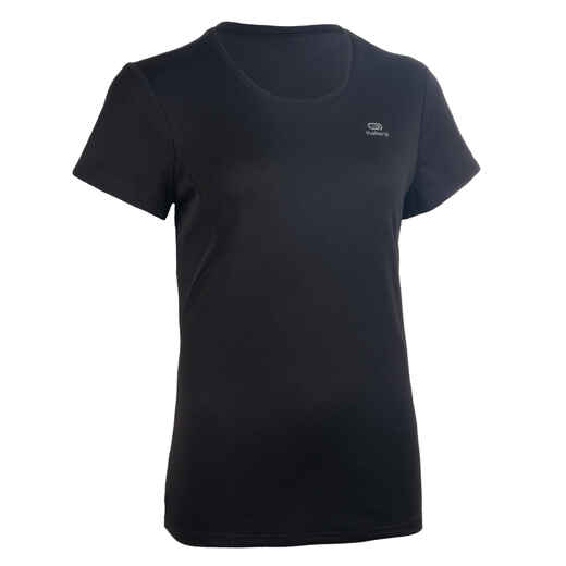 
      Women's athletics club personalisable T-shirt black
  