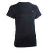Women's athletics club personalisable T-shirt black