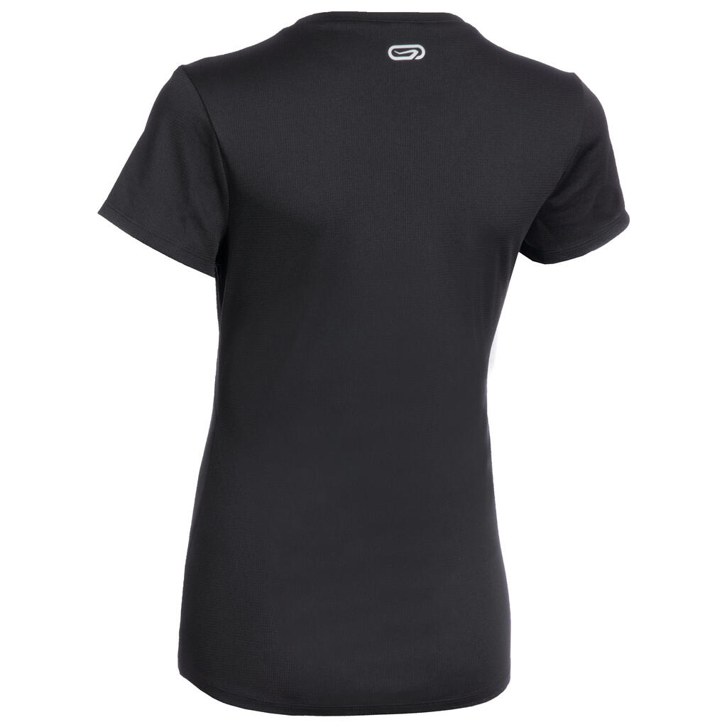Dámske tričko na atletiku prispôsobiteľné čierne