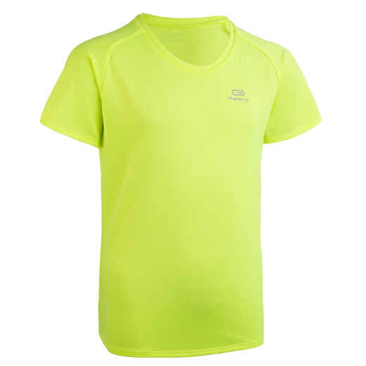 
      Kids' Athletics Club Personalisable T-Shirt - Neon Yellow
  