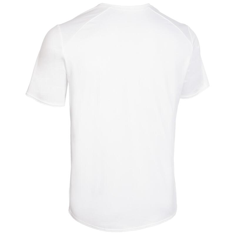 Atletiek T-shirt heren club personaliseerbaar wit