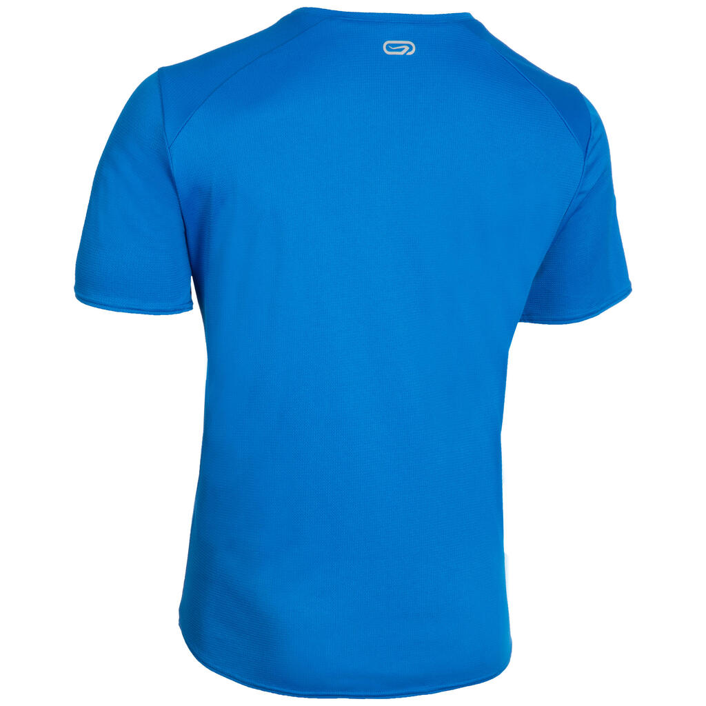 Vīriešu vieglatlētikas personalizējams T krekls, fluo dzeltens