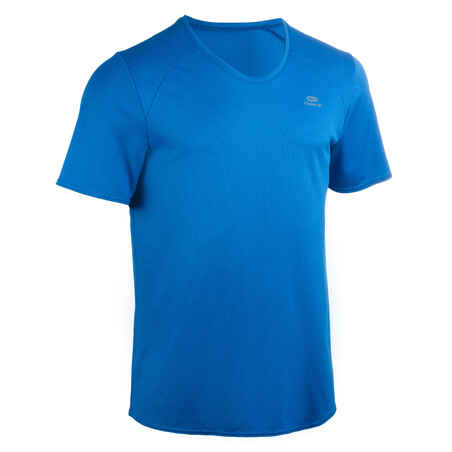 Modra moška tekaška majica s kratkimi rokavi 