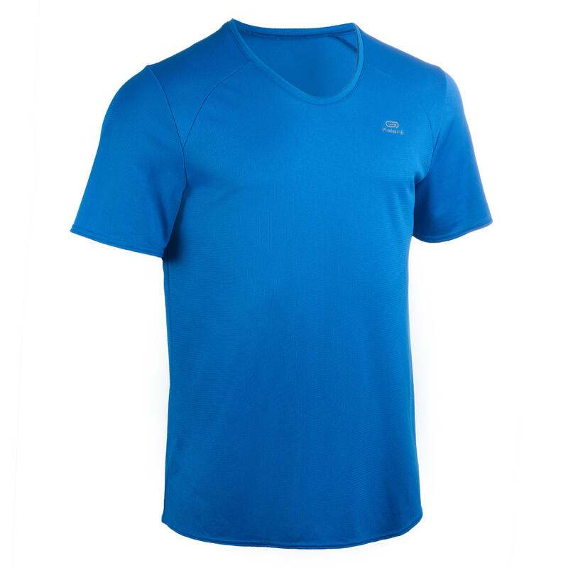 Atletiek T-shirt heren club personaliseerbaar blauw