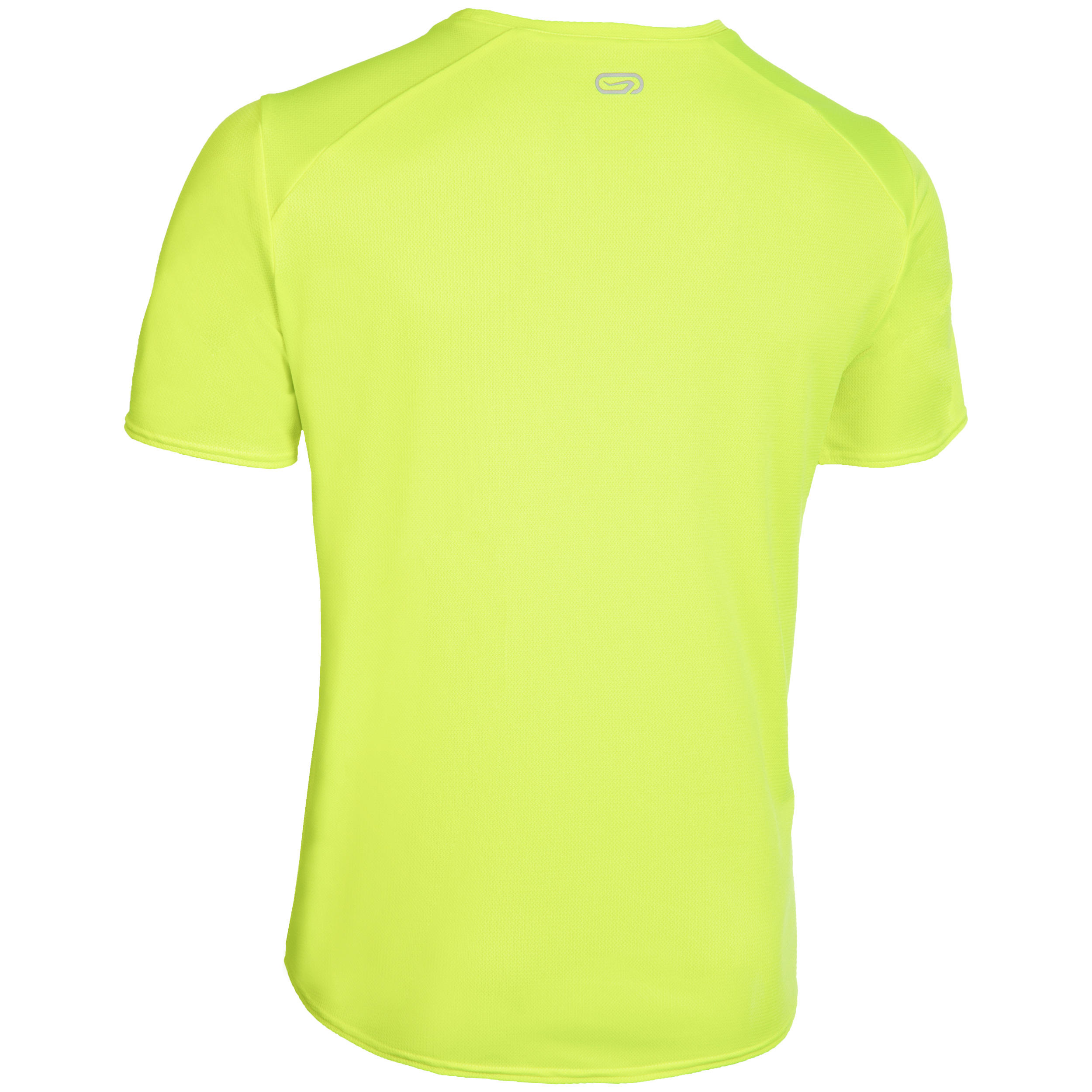 Men's track and field tee-shirt club customizable neon yellow