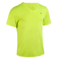 MEN'S ATHLETICS CLUB PERSONALISABLE T-SHIRT - FLUO YELLOW