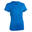 T-shirt atletica donna personalizzabile azzurra
