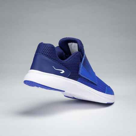 حذاء رياضي بشريط ذاتي اللصق للأطفال - أزرق