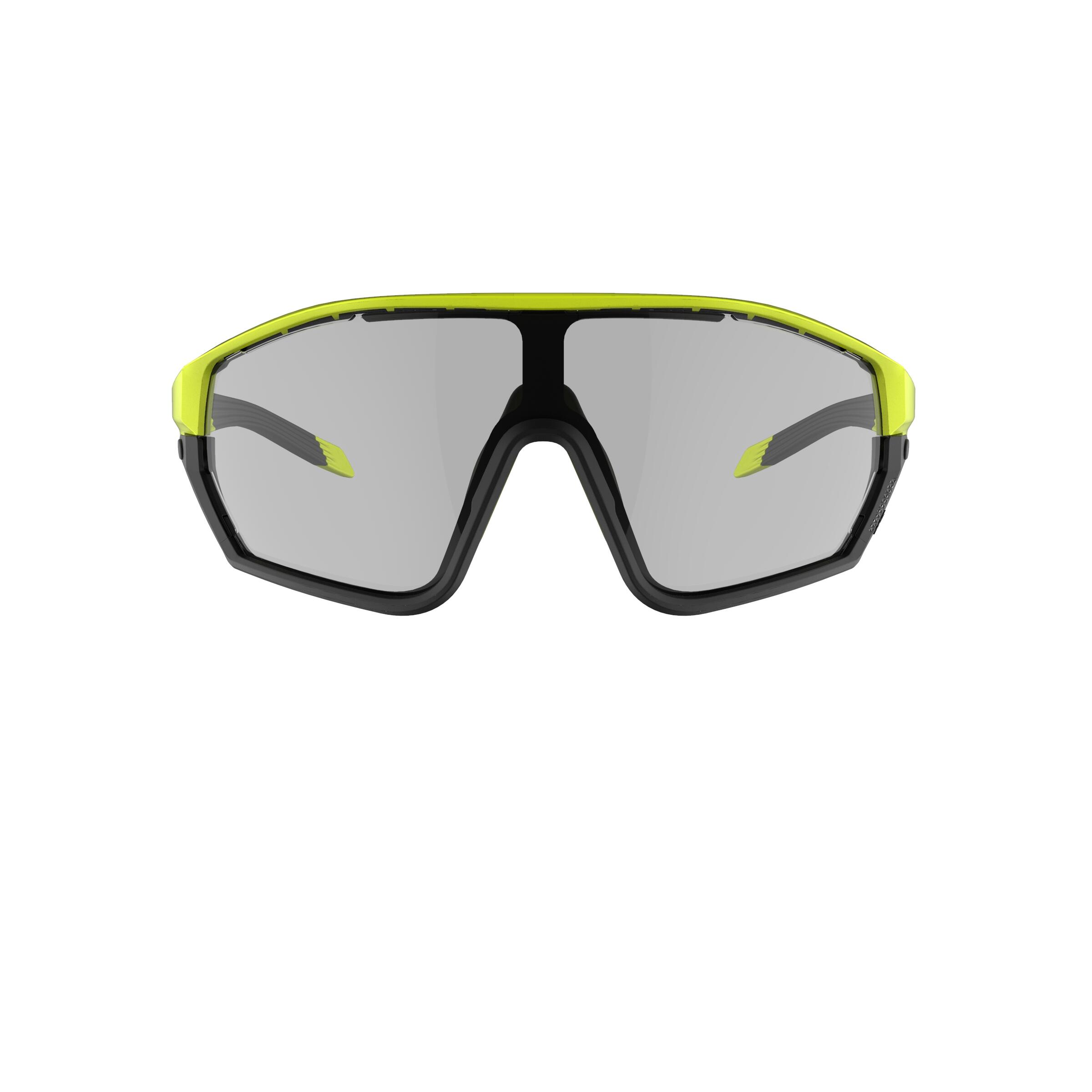 

Cat 1-3 Photochromic XC Mountain Bike Glasses Race - Neon -  By ROCKRIDER | Decathlon