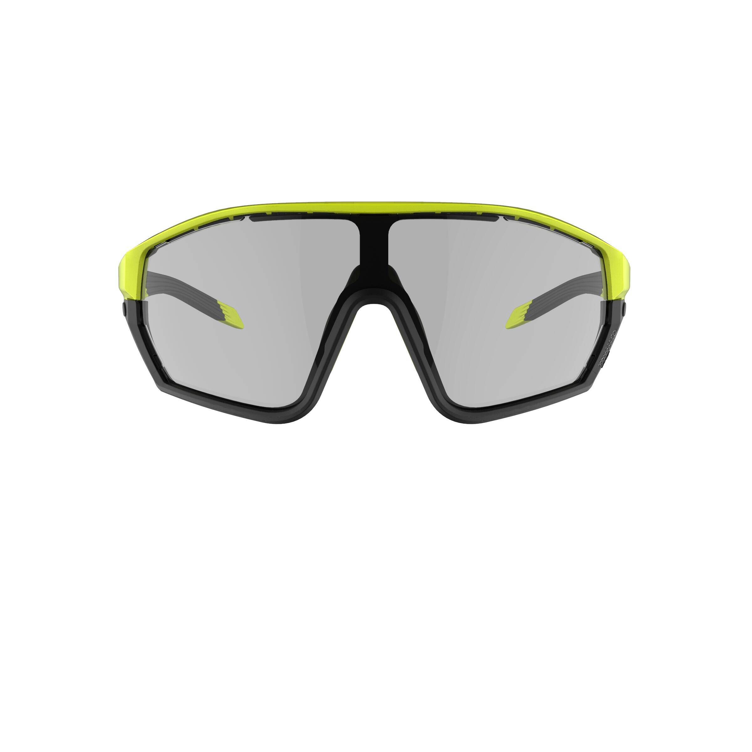 Cat 1-3 Photochromic XC Mountain Bike Glasses Race - Neon -  3