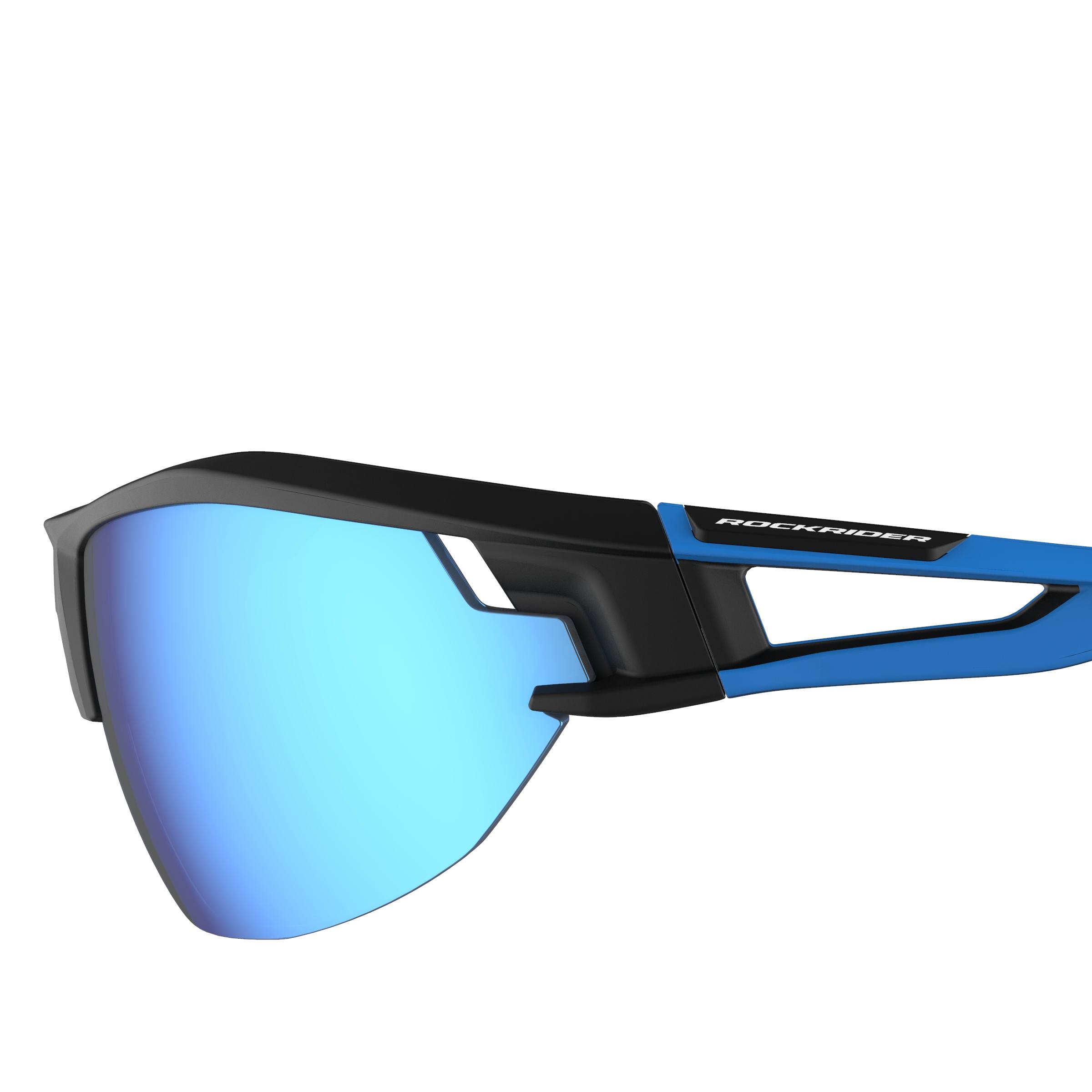 Lunettes de VTT adulte XC 100 bleu pack de 4 verres