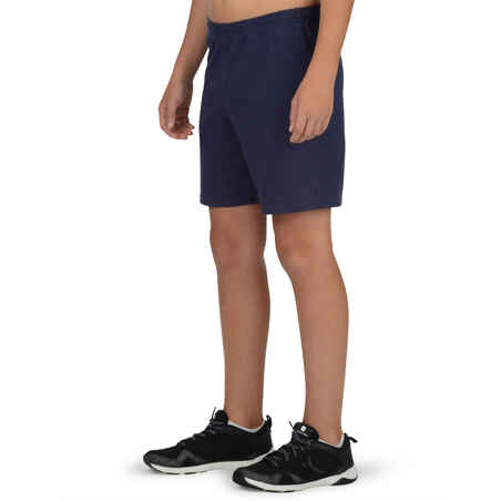 Kids' Basic Cotton Shorts - Navy