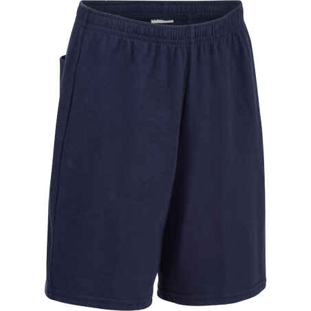 Kids' Basic Cotton Shorts - Navy