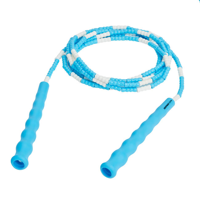 Kids Skipping Rope 500 Plastic - Blue and White