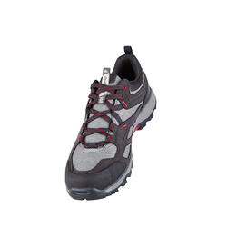 Scarpe trekking uomo MH100 WTP impermeabili grigie QUECHUA