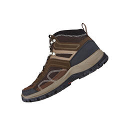 Chaussures imperméables de randonnée montagne - MH100 Mid Noir - Homme -  Maroc, achat en ligne