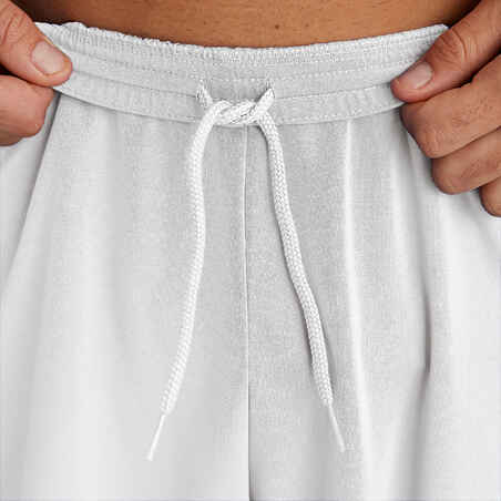 Pantalón corto de fútbol Adulto Kipsta F100 blanco