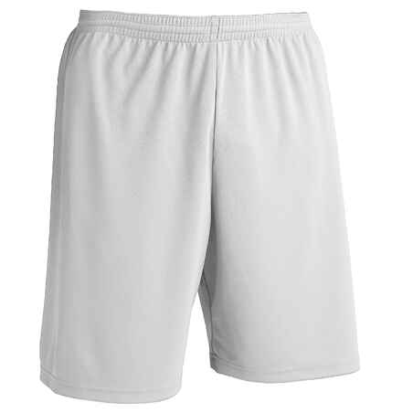 Adult Football Shorts F100 - White - Decathlon