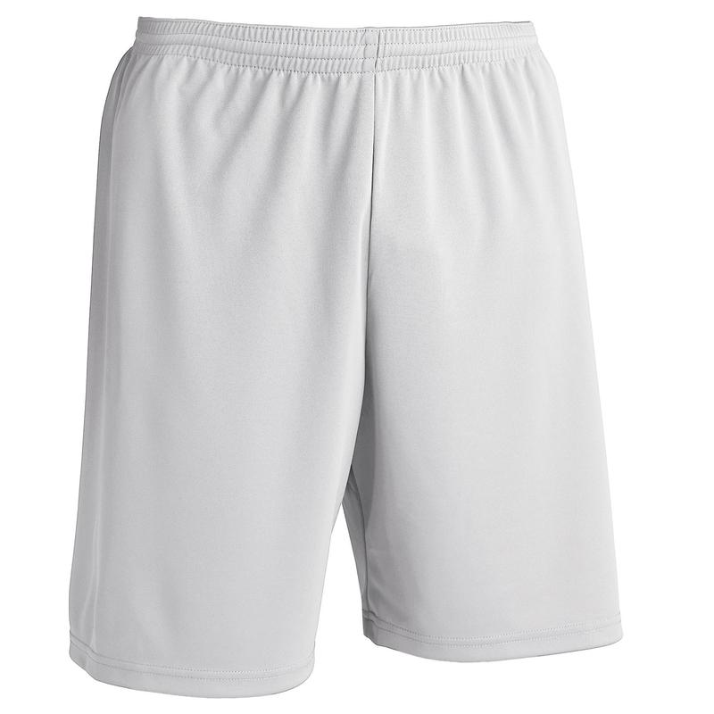 Pantalón corto de fútbol Kipsta F100 adulto blanco