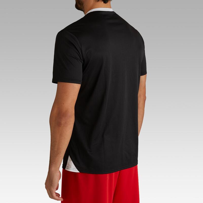 成人款環保設計足球上衣 F100－黑色