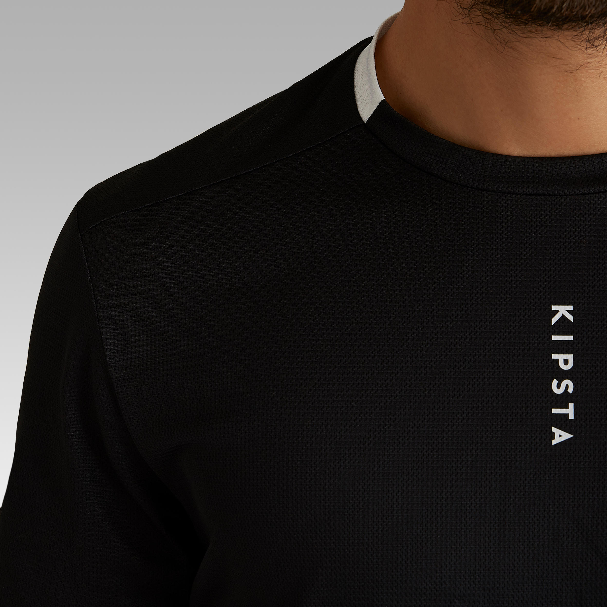 KIPSTA Futbalový dres Essentiel Club čierny XS · záber 12