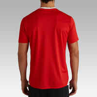 Camiseta de fútbol Adulto Kipsta F100 roja