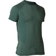 Seamless Half-Sleeved Gentle Yoga T-Shirt - Green