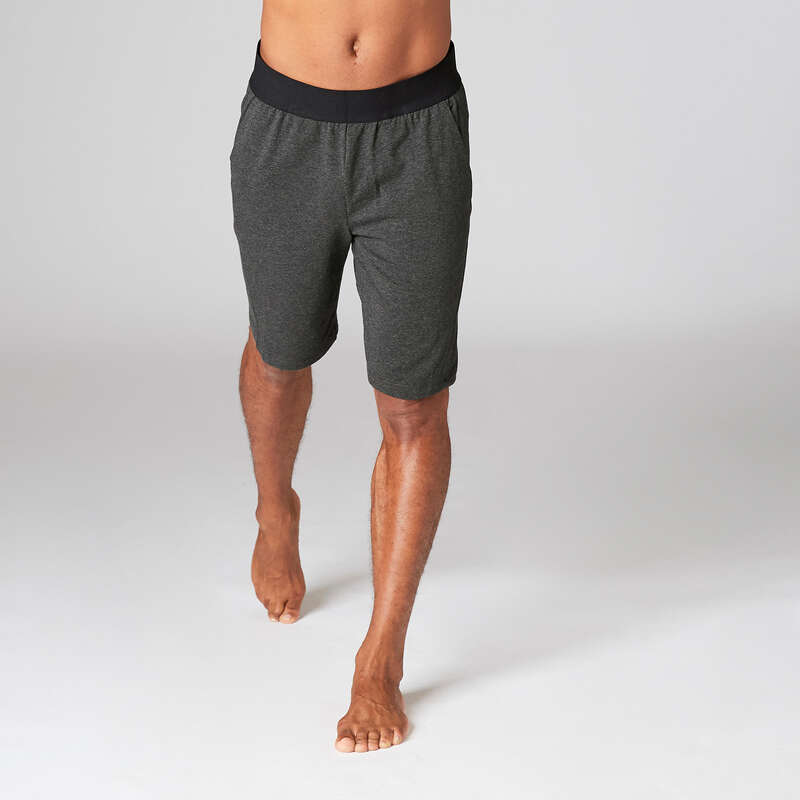 MAN YOGA APPAREL Clothing - Gentle Yoga Shorts DOMYOS - By Sport