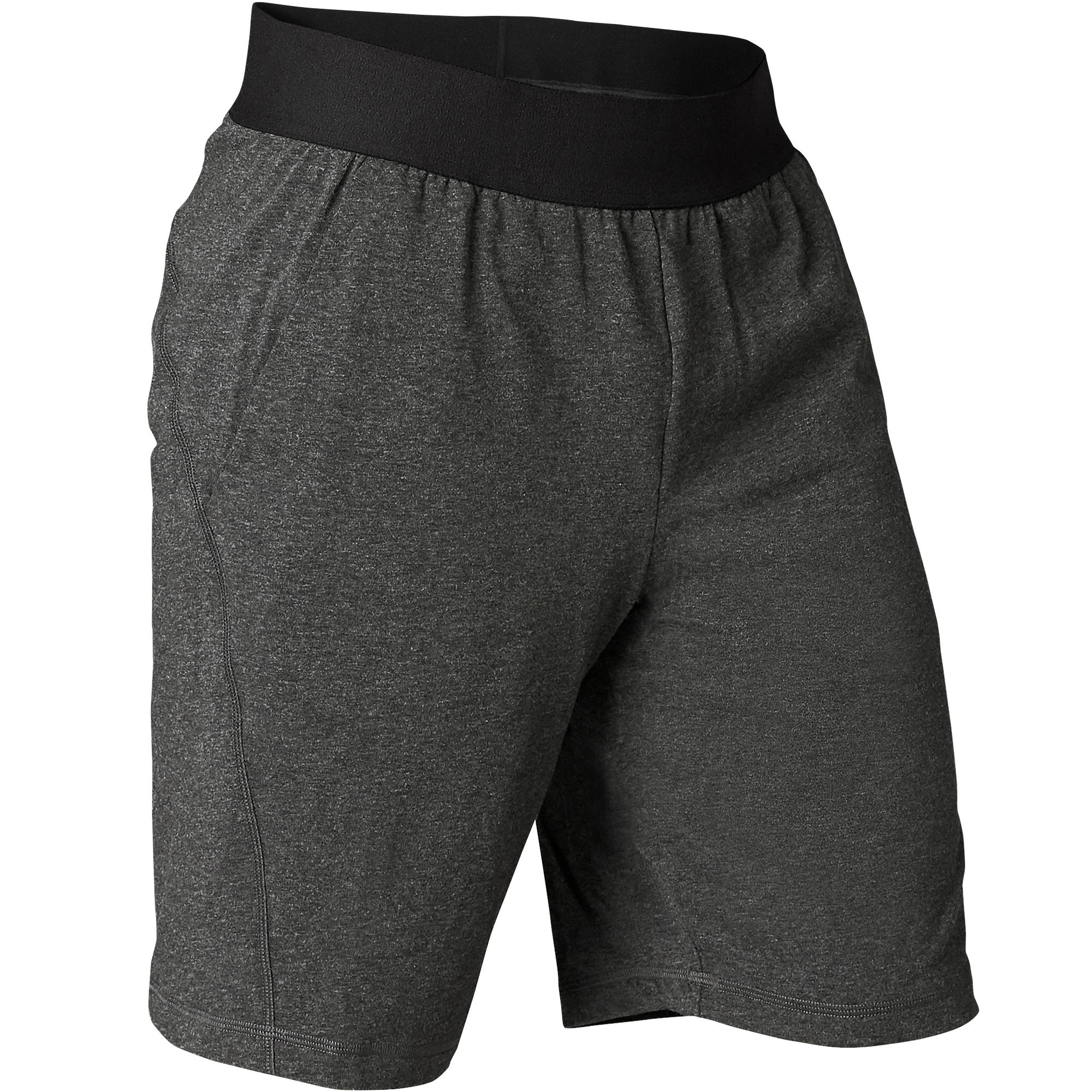 PANTALONES CORTOS HOMBRE SHORT COMFORT YOGA  ECOFRIENDLY GRIS 7/10