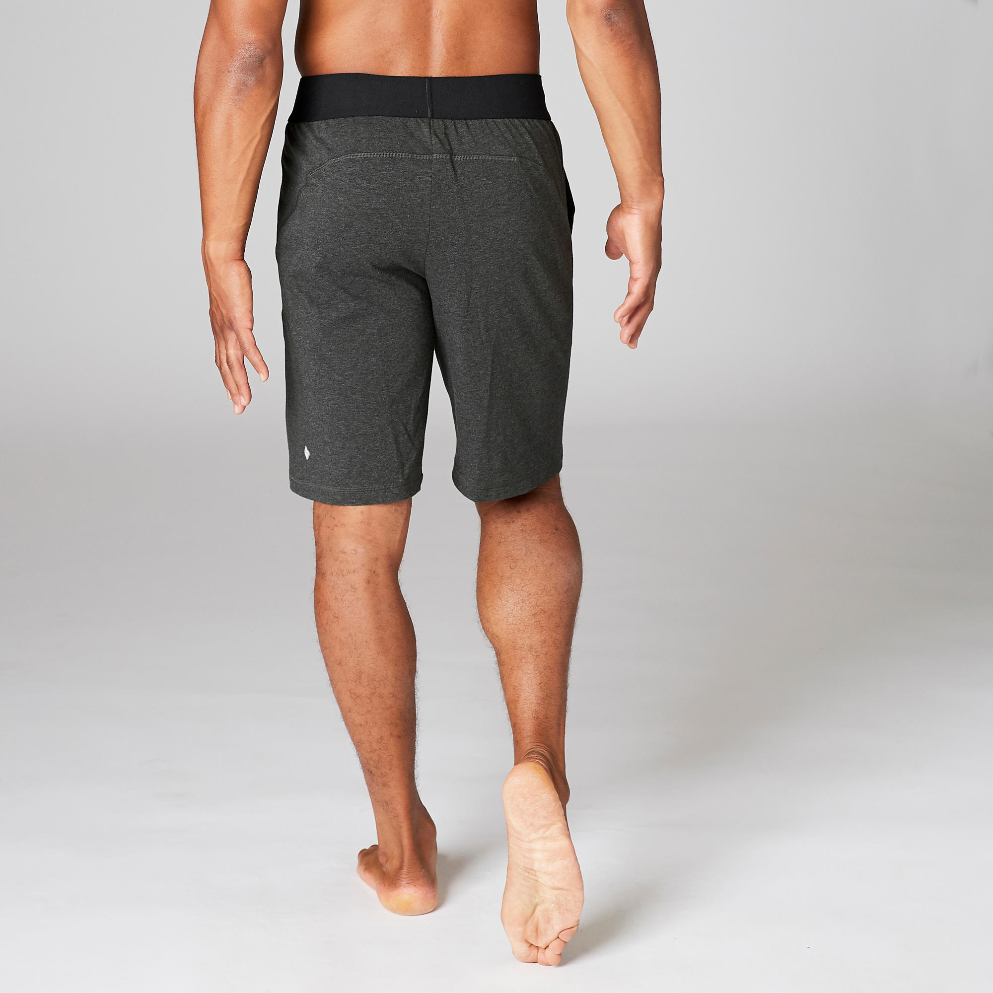 PANTALONES CORTOS HOMBRE SHORT COMFORT YOGA  ECOFRIENDLY GRIS 5/10