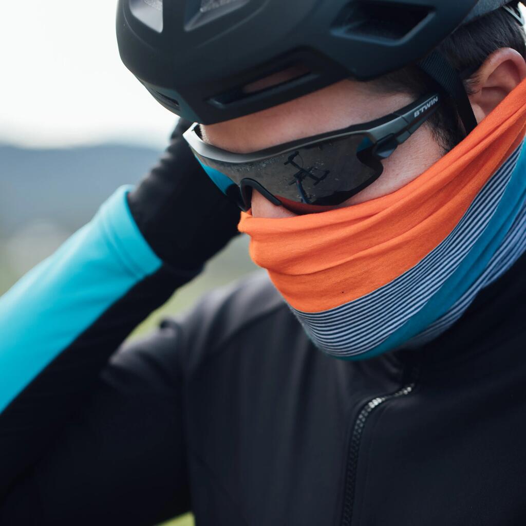 Cycling Neck Warmer RoadR 100 - Blue/Mint