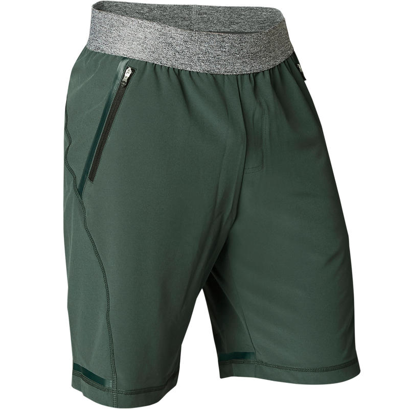 Herrenbekleidung Kurze Hose für dynamisches Yoga Herren schwarz Herrenbekleidung Kurze Hose für dynamisches Yoga Herren schwarz