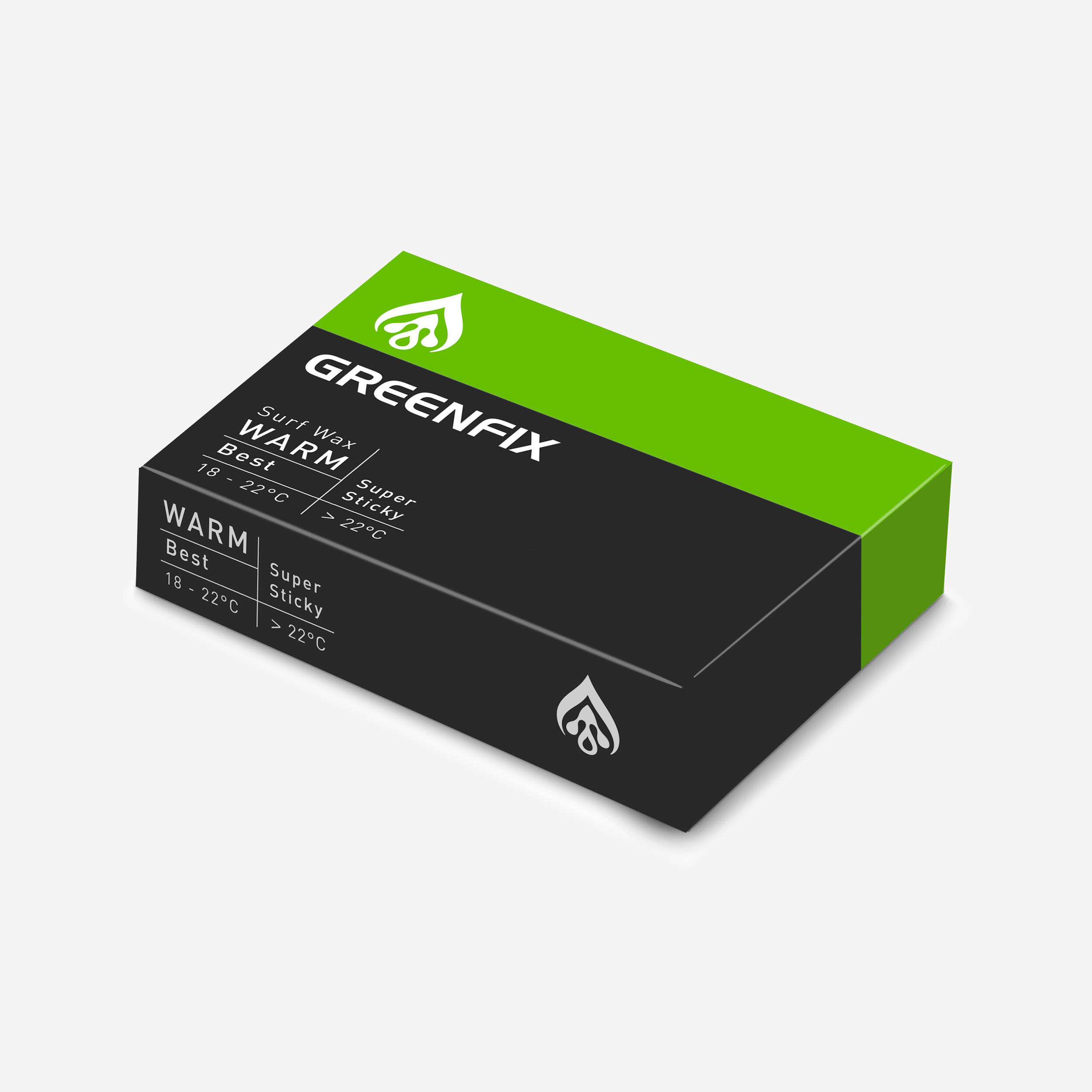 Green Fix - Wax Pour Eau Tempérée De 18° À 22°c - Wax - Surf Bodyboard Ski Nautique - - Taille Unique - Decathlon