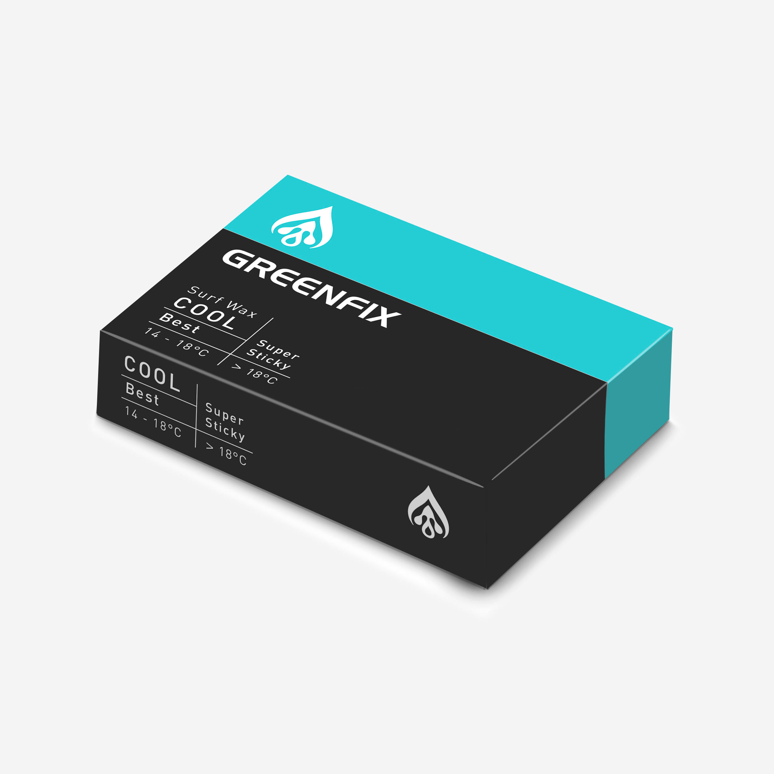 Green Fix - Wax Cool Pour Eau Fraîche De 14 À 18 °c - Wax - Surf Bodyboard Ski Nautique - - Taille Unique - Decathlon