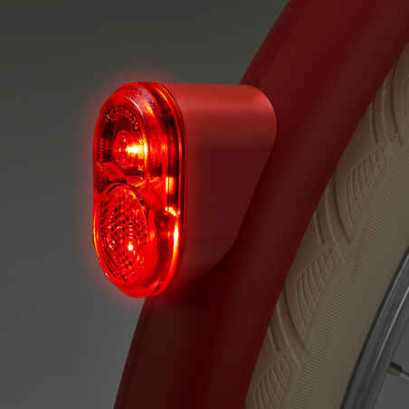 Elops 520 Rear Dynamo LED Bike Light - Red