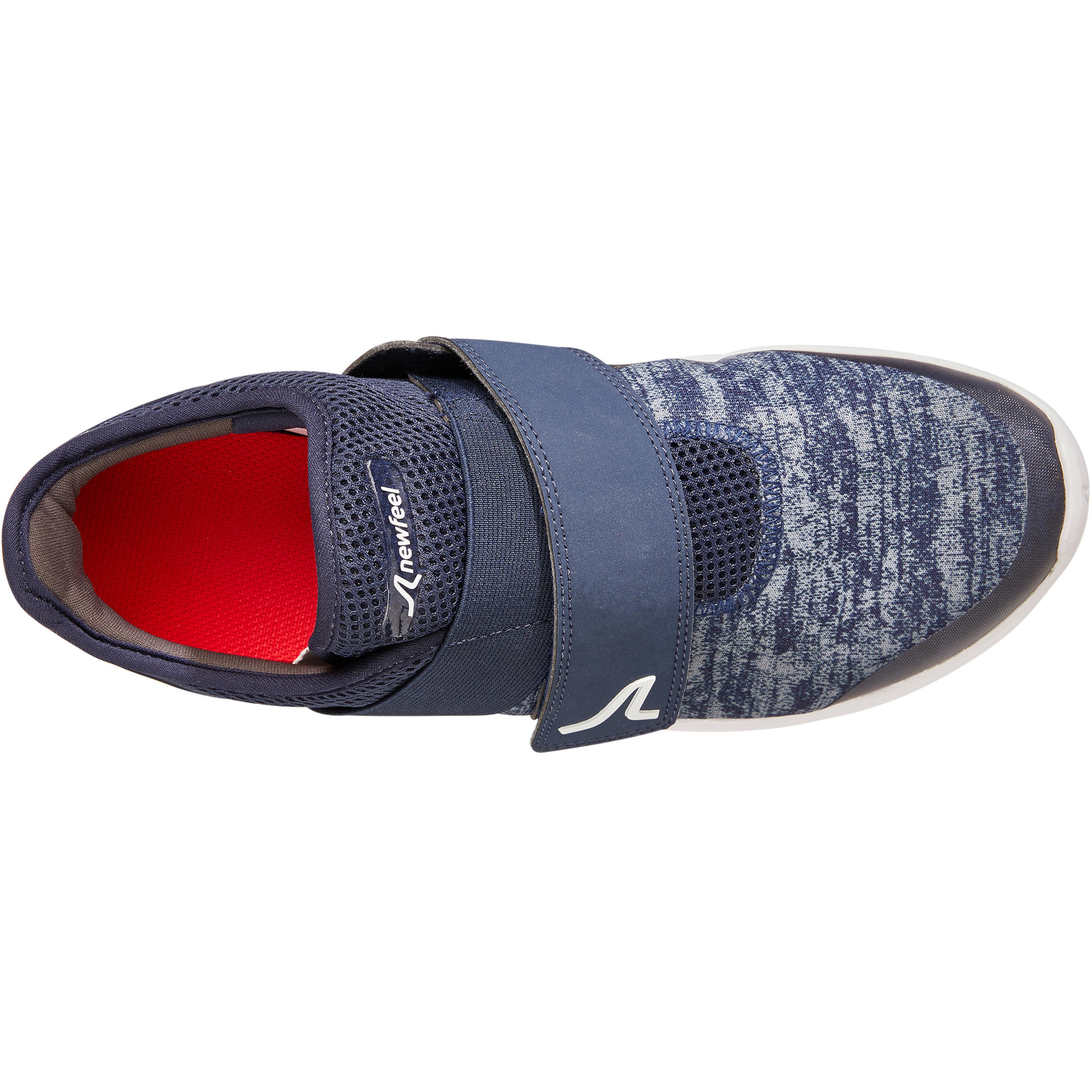 navy walking shoes