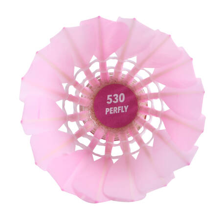 FEATHER SHUTTLECOCK FSC 530 SPEED 77 x 12 PINK