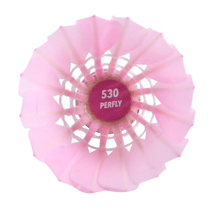 Federbälle Naturfedern - FSC 530 Speed 77 12 Stück rosa 