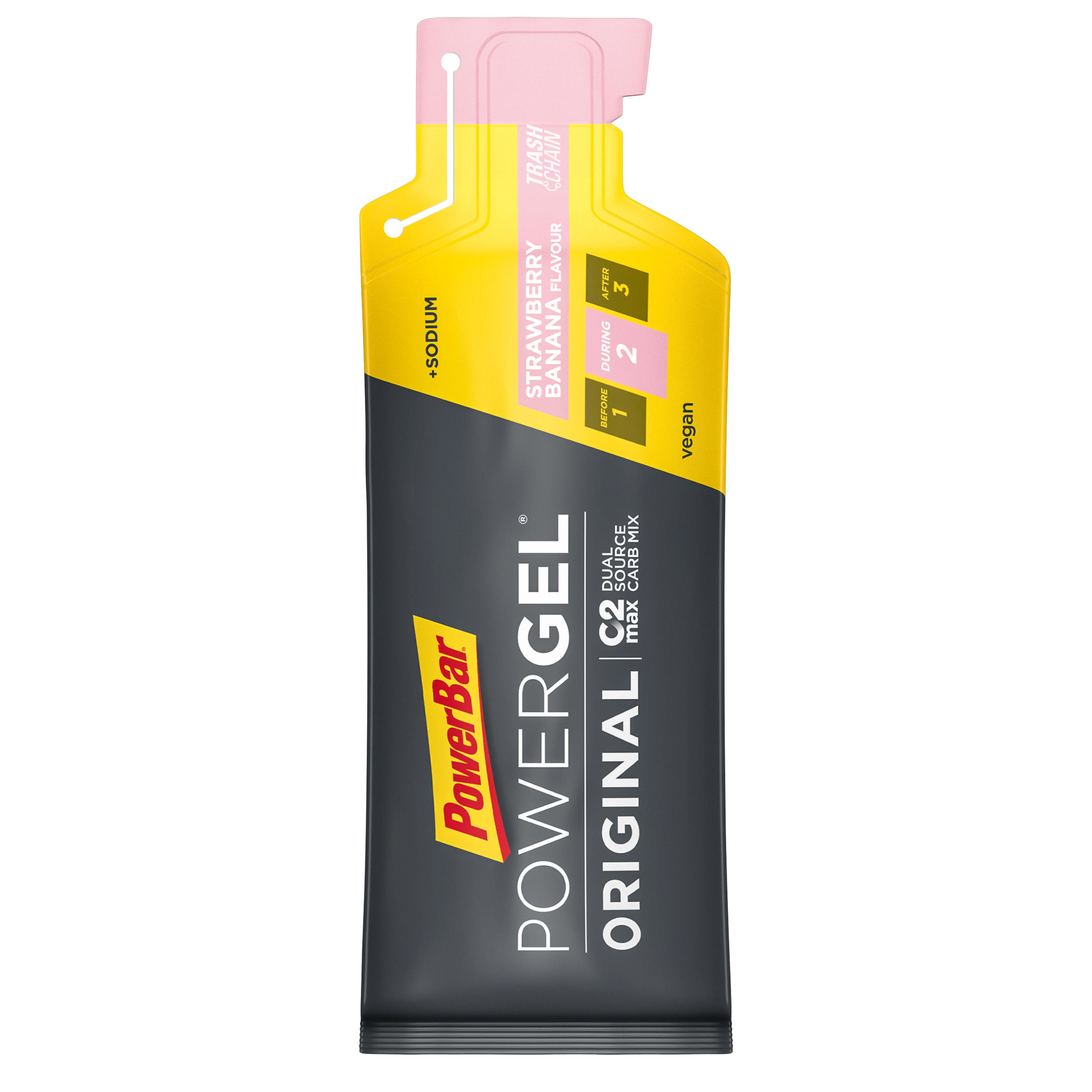 POWERBAR Gel energetico POWERGEL fragola-banana 41g